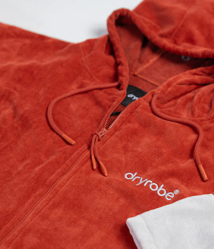 Dryrobe® Burnt Orange Full-Zip Organic Towel Robe