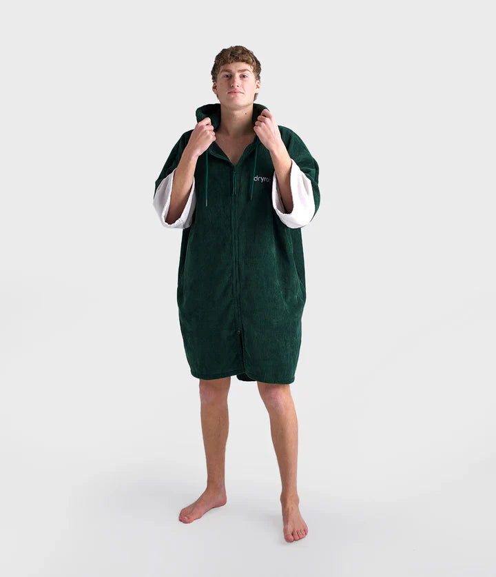 Dryrobe® Sycamore Green Full-Zip Organic Towel Robe
