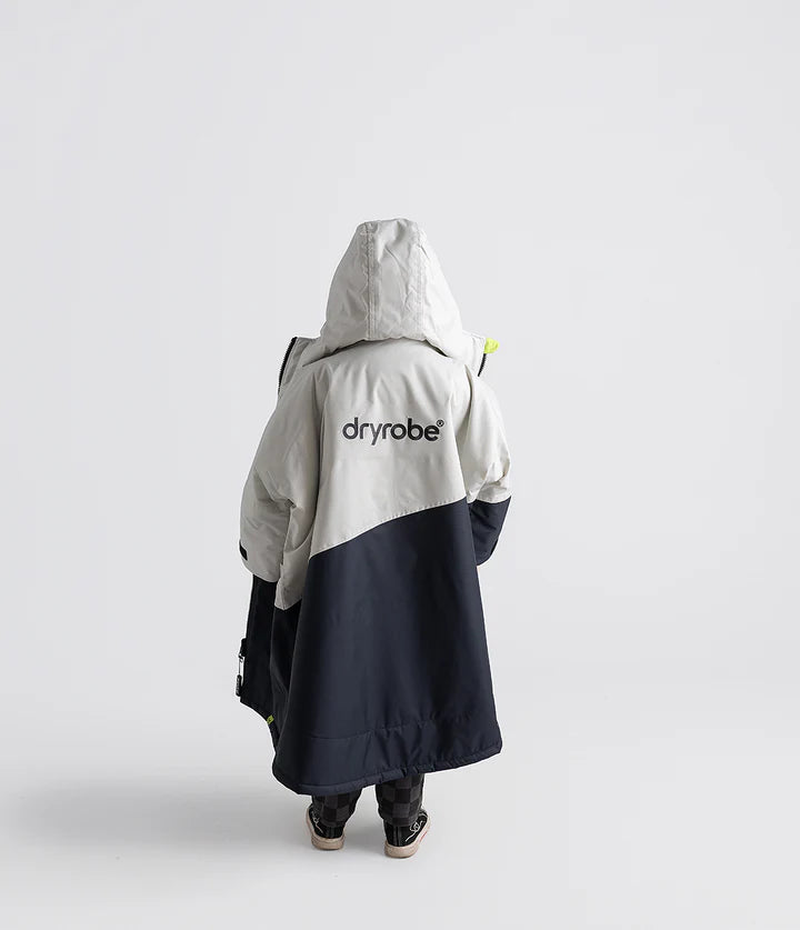 Dryrobe® Anthracite Lime Advance Kids Long Sleeve