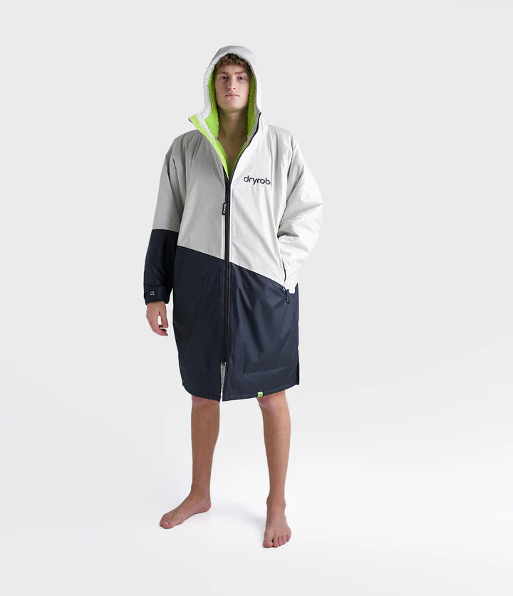 Dryrobe® Anthracite Lime Advance Adults Changing Robe