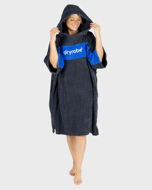 Dryrobe® REWORK - Navy Royal Blue Organic Towel Changing Robe