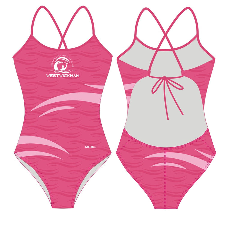 SHOALO Customised - West Wickham Womens W32 Tieback Swimsuit (various colours)