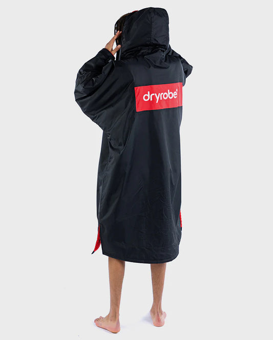 Dryrobe® REWORK - Black Red Advance Changing Robe