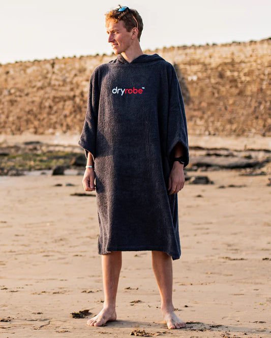 Dryrobe® Navy Blue Organic Towel Changing Robe