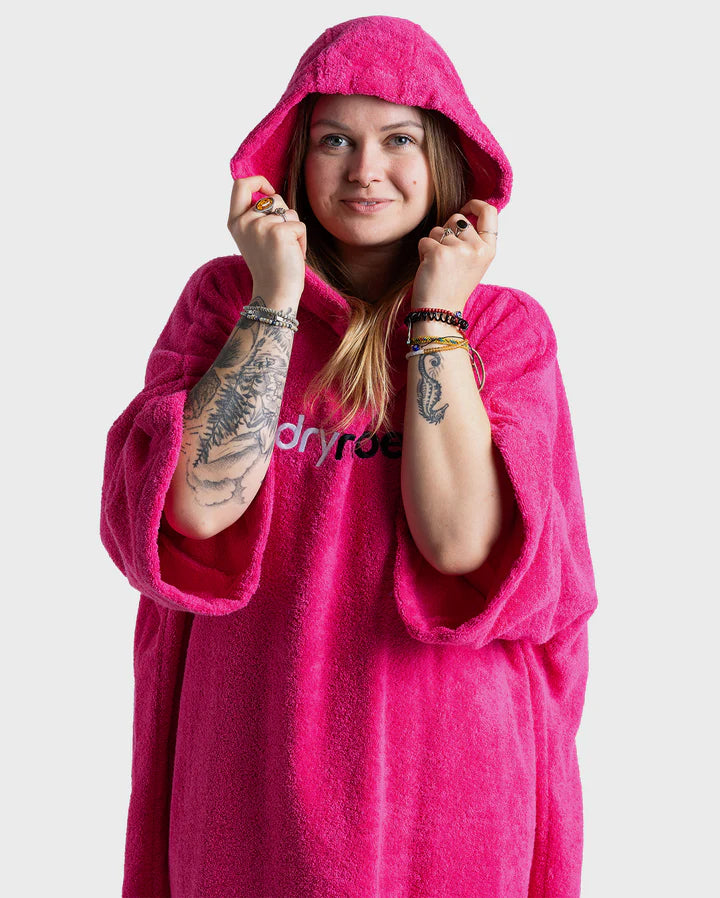 Dryrobe® Pink Organic Towel Changing Robe