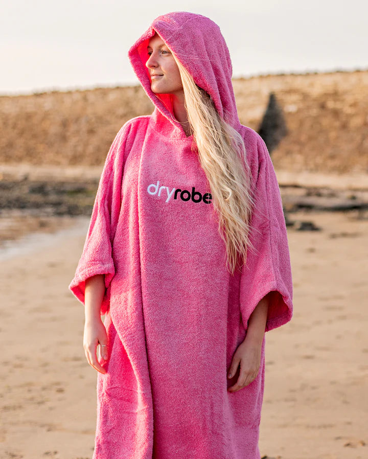 Dryrobe® Pink Organic Towel Changing Robe