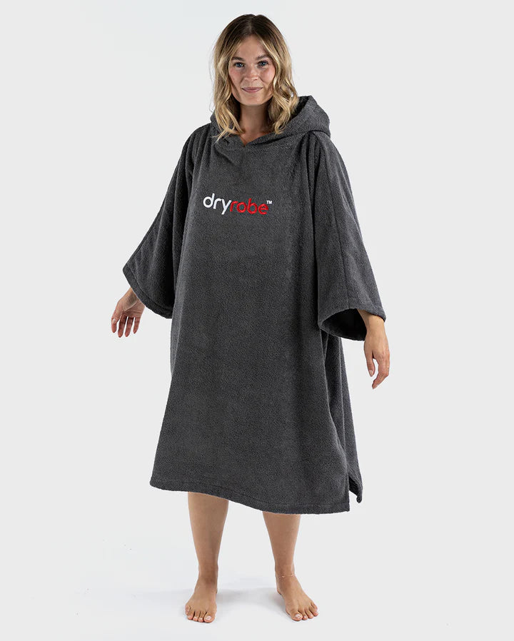 Dryrobe® Slate Grey Organic Towel Changing Robe