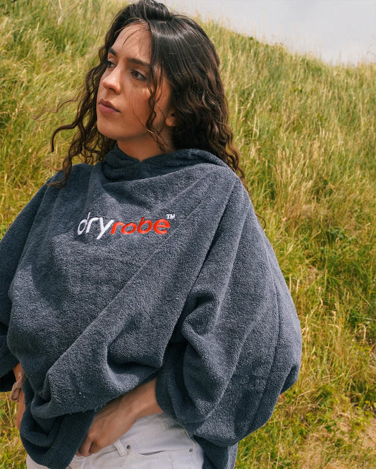 Dryrobe® Slate Grey Organic Towel Changing Robe