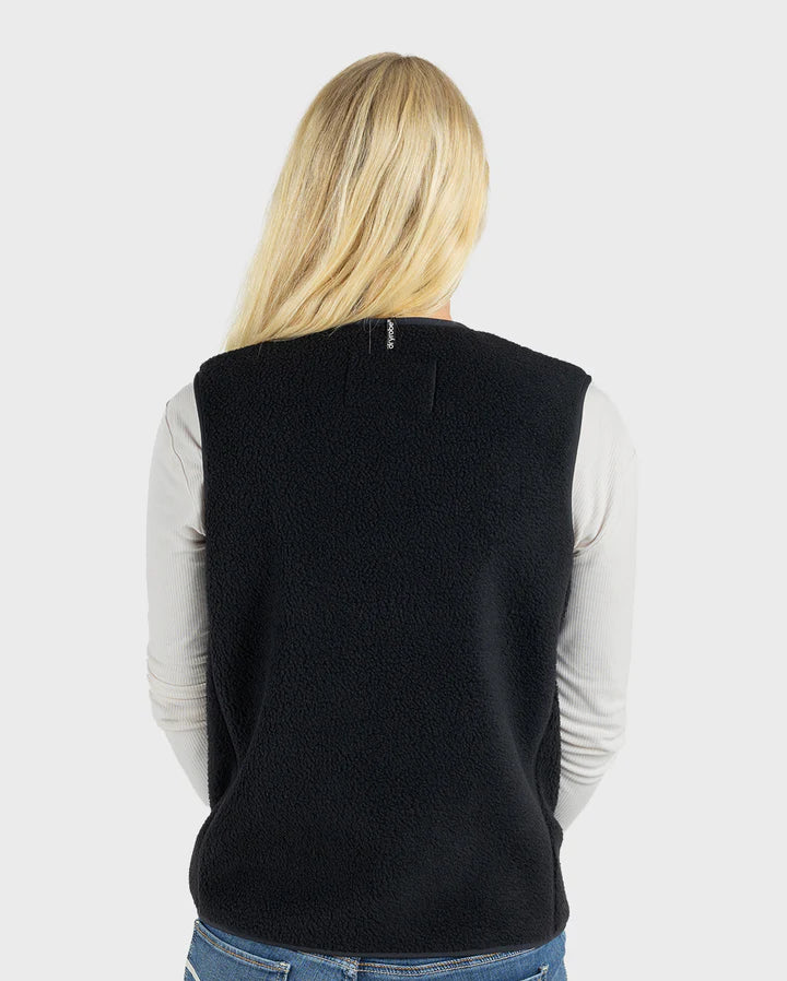 Dryrobe® Black Thermal Unisex Fleece Gilet