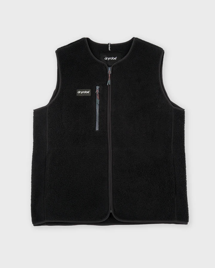 Dryrobe® Black Thermal Unisex Fleece Gilet