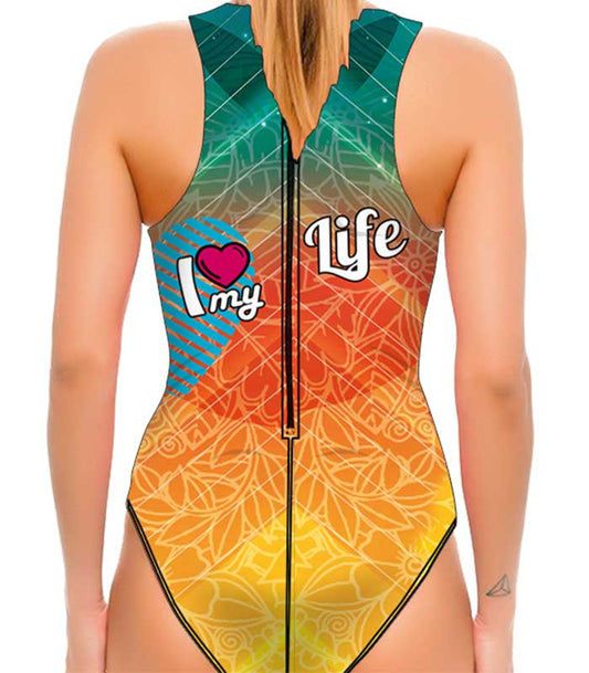 BBOSI I Love My Life - Womens Water Polo Suits / Costume