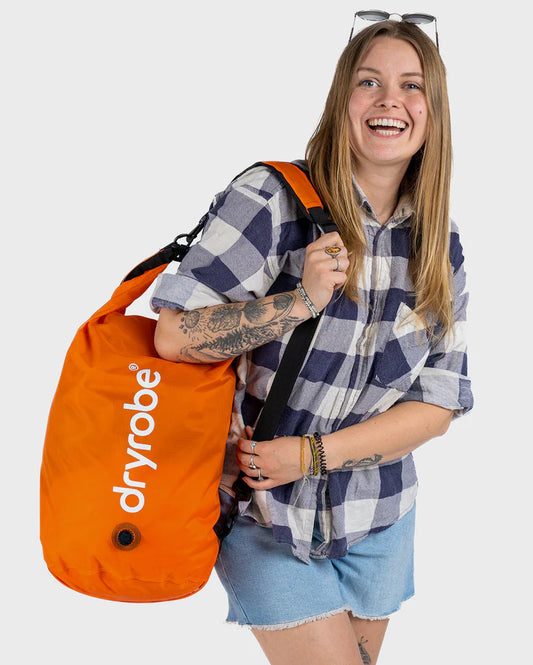 Dryrobe® Orange Compression Travel Bag