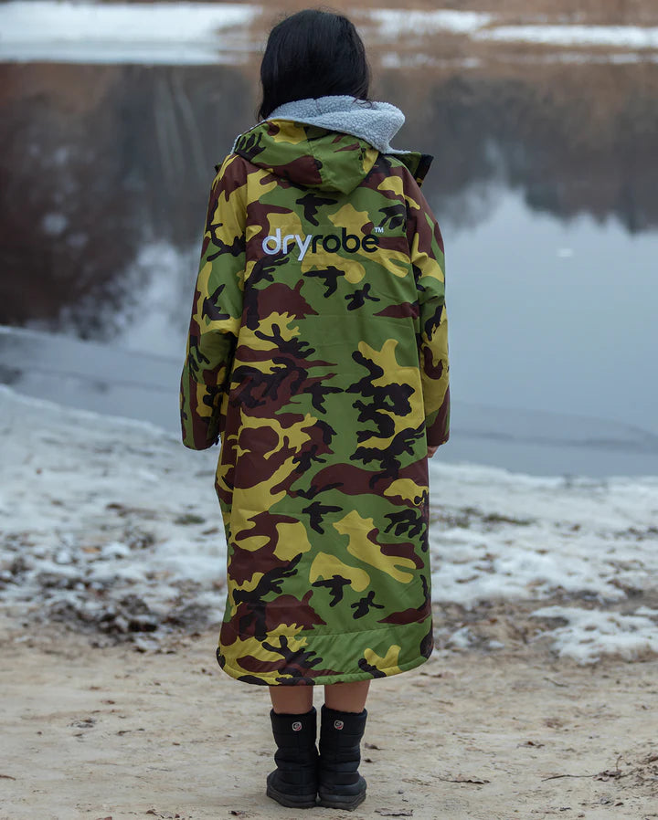 Dryrobe® Camo Grey Advance Changing Robe