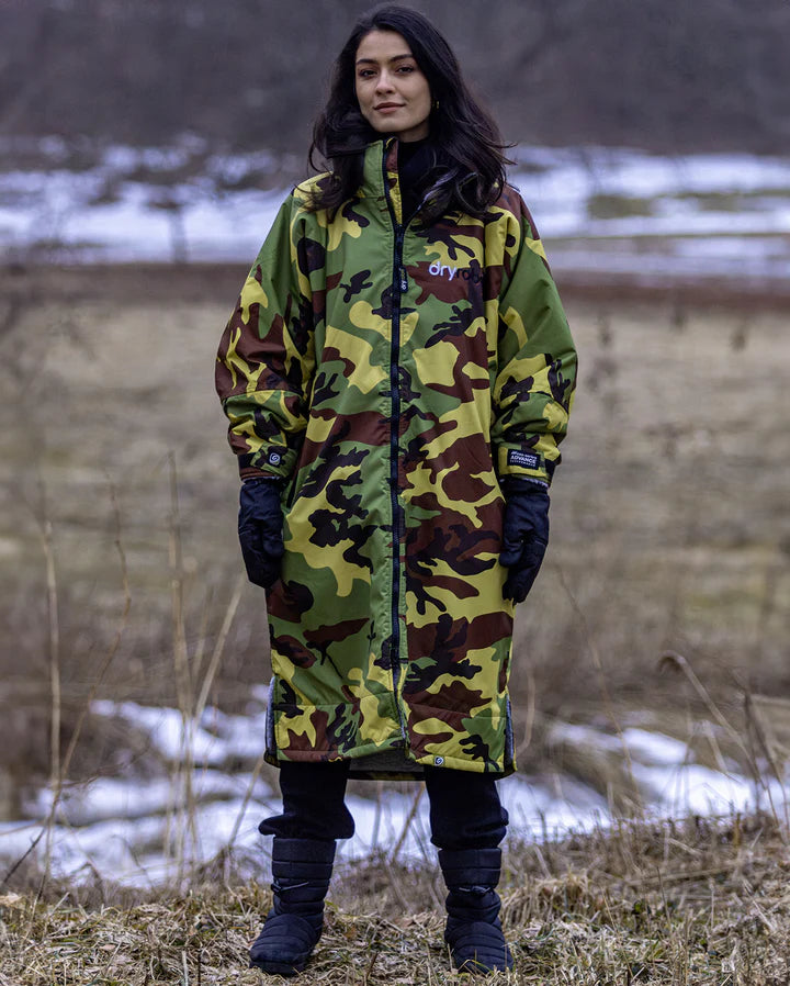 Dryrobe® Camo Grey Advance Changing Robe