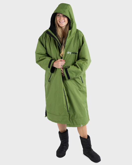 Dryrobe® Forest Green Black Advance Changing Robe