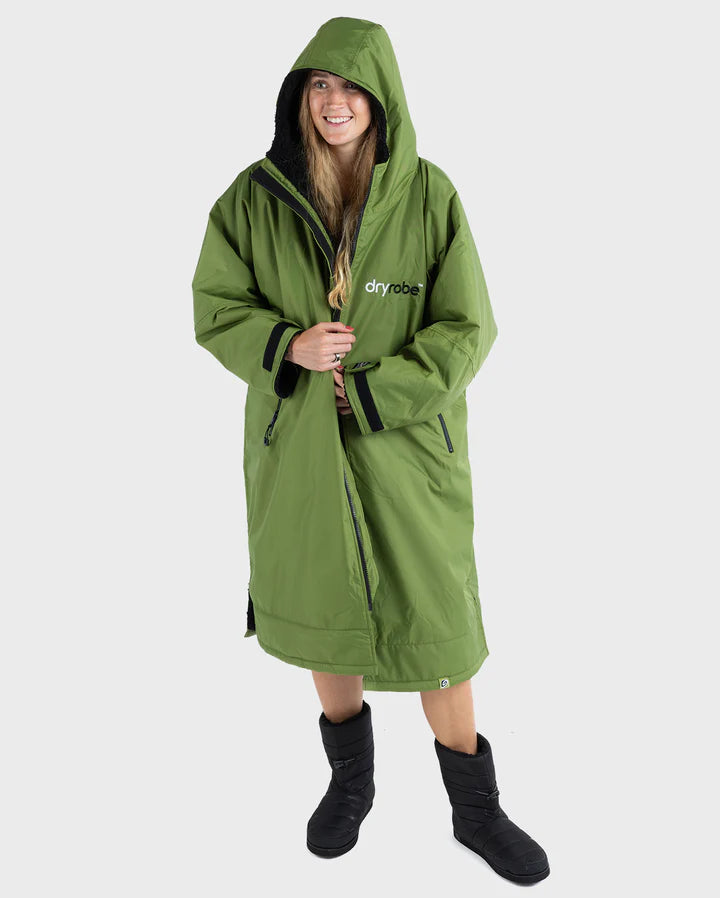 Dryrobe® Forest Green Black Advance Changing Robe