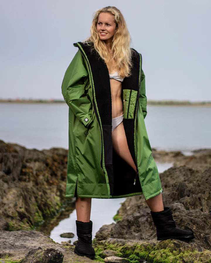 Dryrobe® Forest Green Black Advance Changing Robe