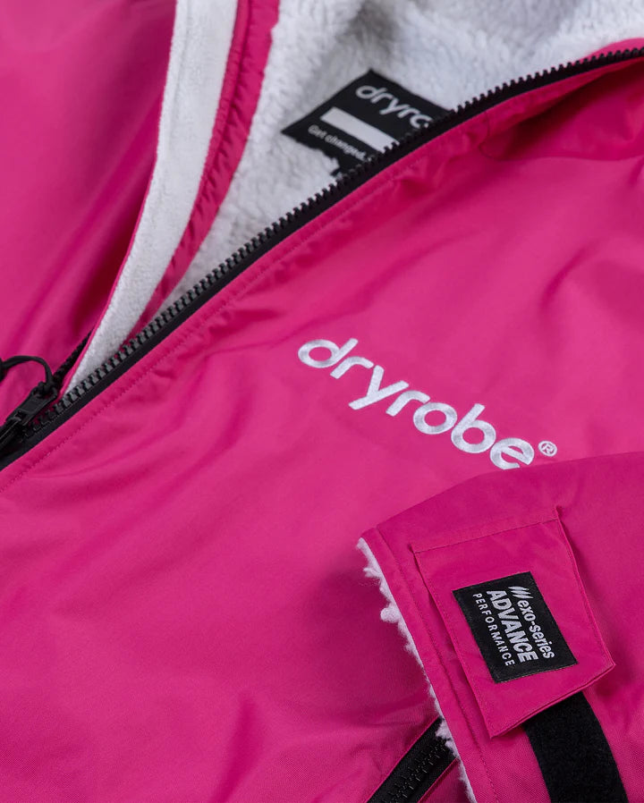 Dryrobe® Pink Light Grey Advance Changing Robe