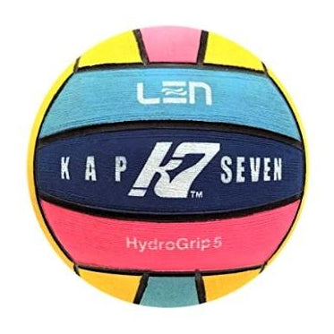 KAP 7 - LEN Mens Water Polo Ball - Size 5 - Multicoloured
