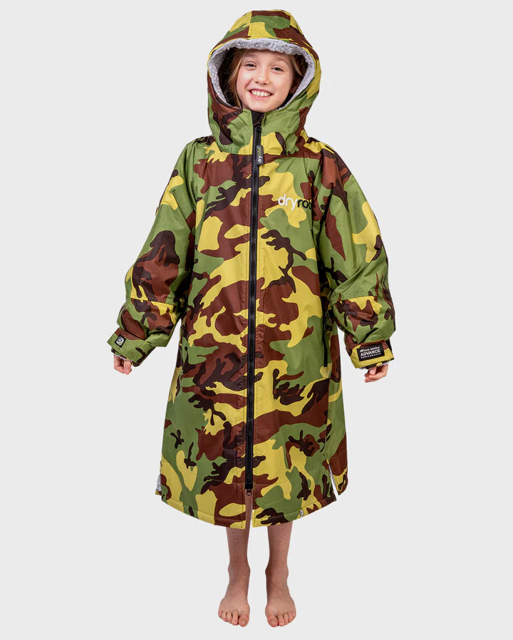 Dryrobe® Camo Grey Kids Advance Changing Robe