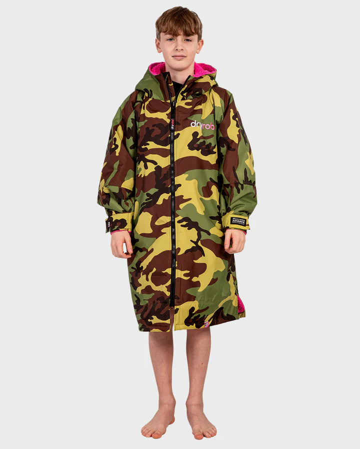 Dryrobe® Camo Pink Kids Advance Changing Robe