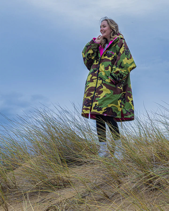 Dryrobe® Camo Pink Kids Advance Changing Robe