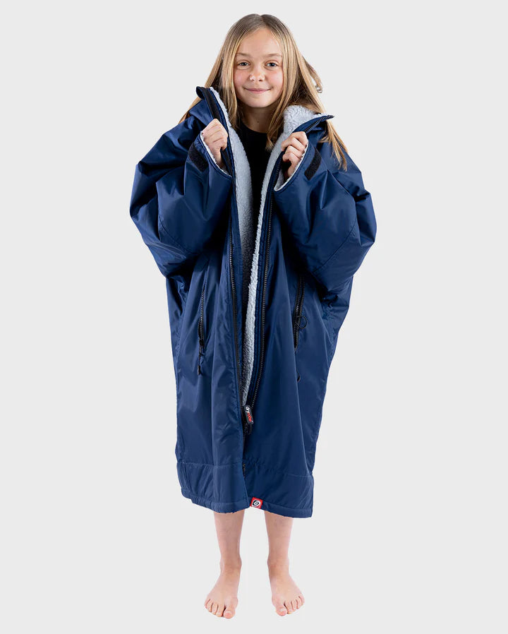 Dryrobe® Navy Grey Kids Advance Changing Robe