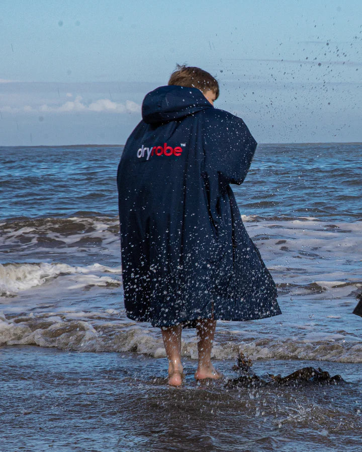 Dryrobe® Navy Grey Kids Advance Changing Robe