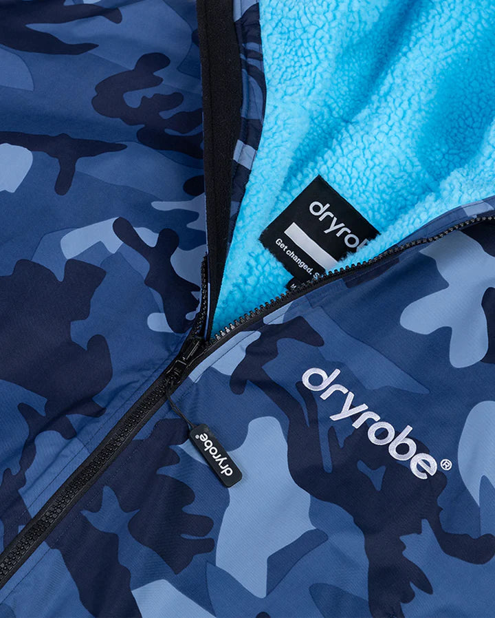 Dryrobe® Blue Camo Blue Kids Advance Changing Robe