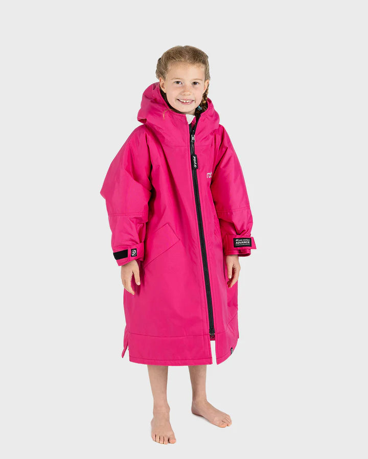 Dryrobe® Pink Light Grey Kids Advance Changing Robe