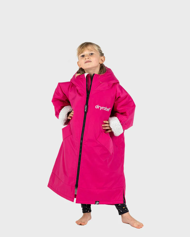 Dryrobe® Pink Light Grey Kids Advance Changing Robe
