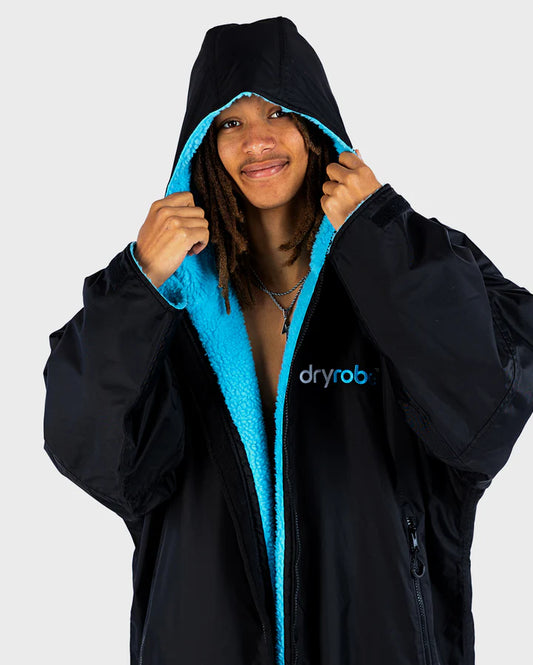 Dryrobe® Black Blue Advance Changing Robe