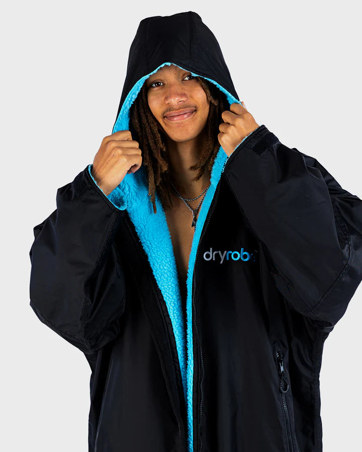 Dryrobe® Black Blue Advance Changing Robe