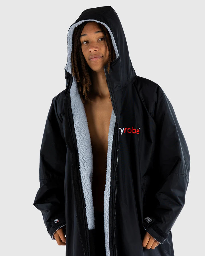 Dryrobe® Black Grey Advance Changing Robe
