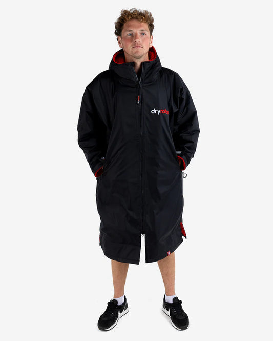 Dryrobe® Black Red Advance Changing Robe