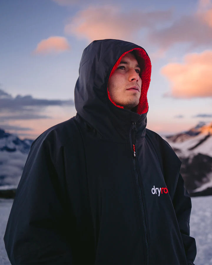 Dryrobe® Black Red Advance Changing Robe