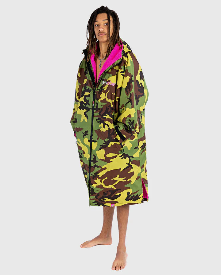 Dryrobe® Camo Pink Advance Changing Robe
