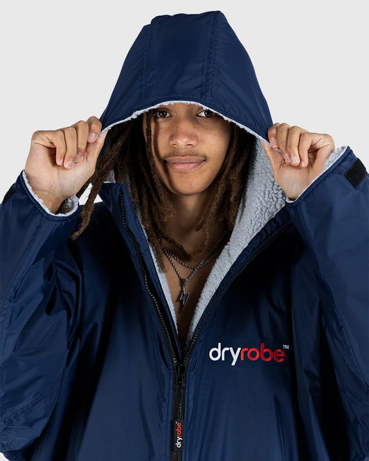 Dryrobe® Navy Grey Advance Changing Robe