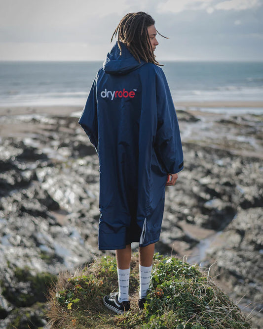 Dryrobe® Navy Grey Advance Changing Robe