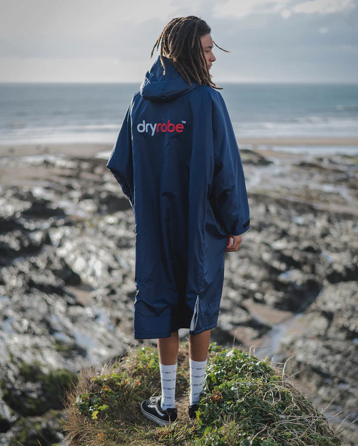 Dryrobe® Navy Grey Advance Changing Robe