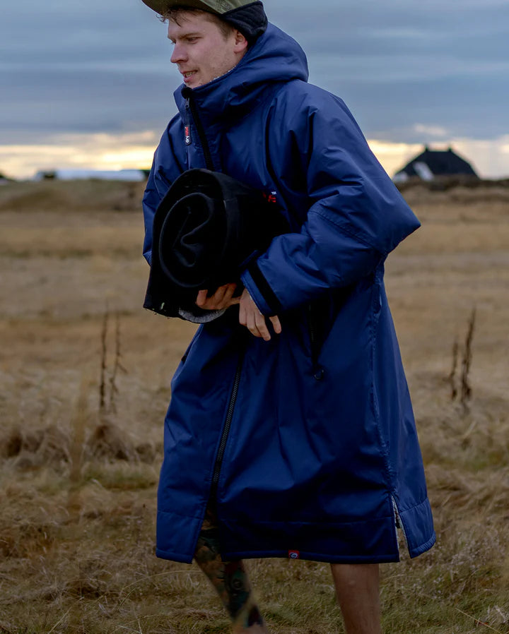 Dryrobe® Navy Grey Advance Changing Robe
