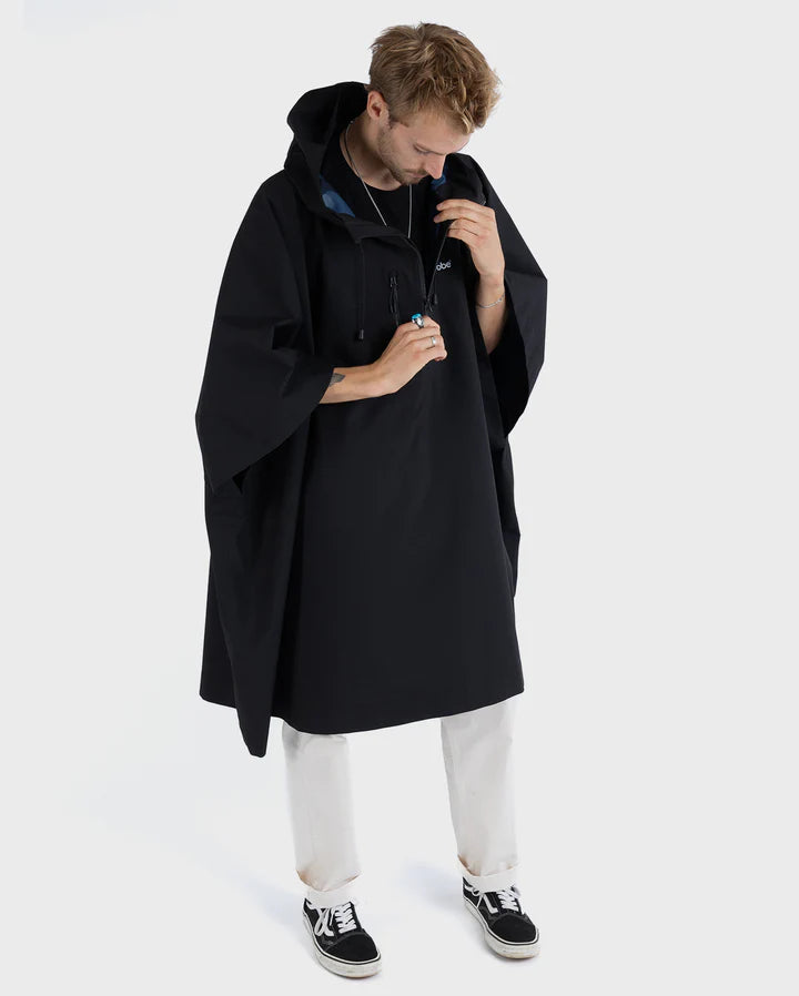 Dryrobe® Black One Size Rainproof Poncho