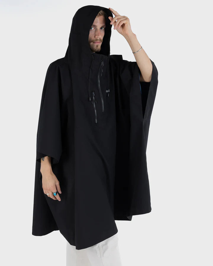 Dryrobe® Black One Size Rainproof Poncho
