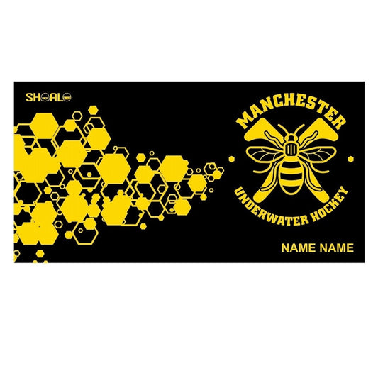 SHOALO Customised - Manchester UWH Beach Towel + NAME