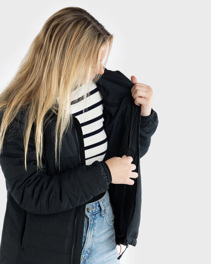 Dryrobe® Black Women's Light Weight Jacket
