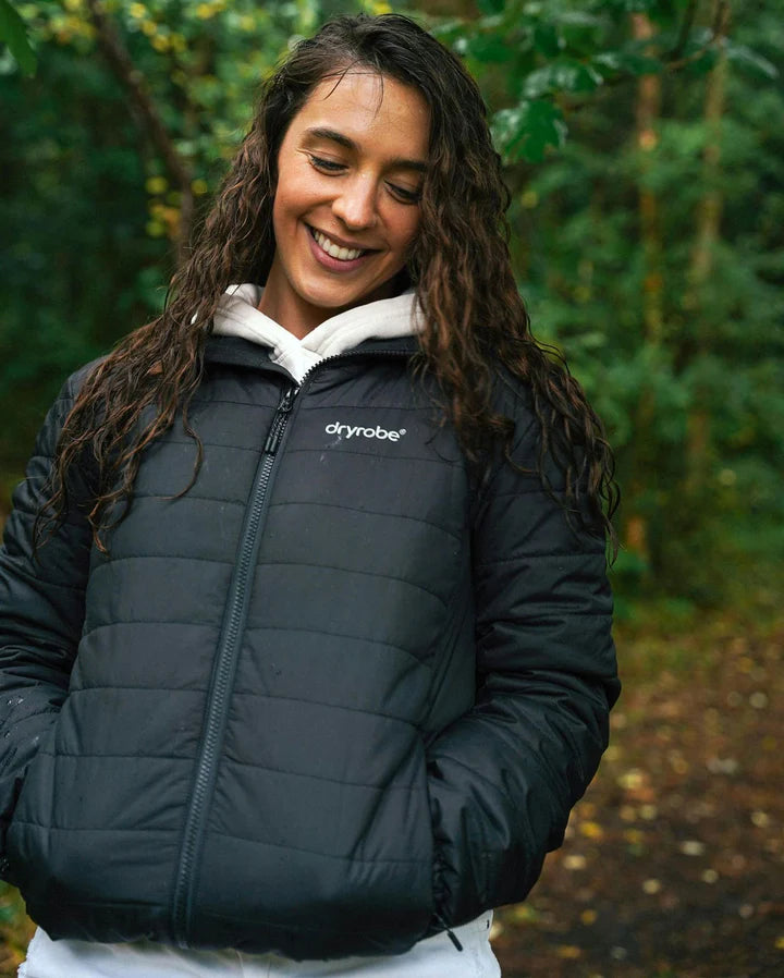 Dryrobe® Black Women's Light Weight Jacket