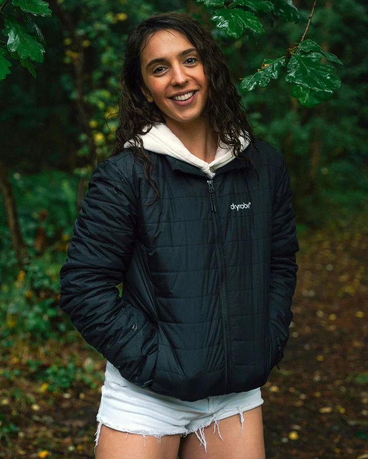 Dryrobe® Black Women's Light Weight Jacket