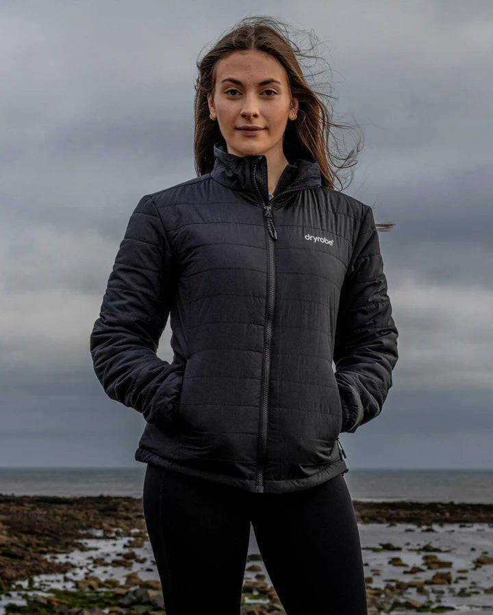 Dryrobe® Black Women's Light Weight Jacket