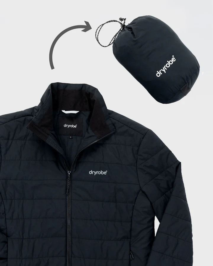 Dryrobe® Black Women's Light Weight Jacket