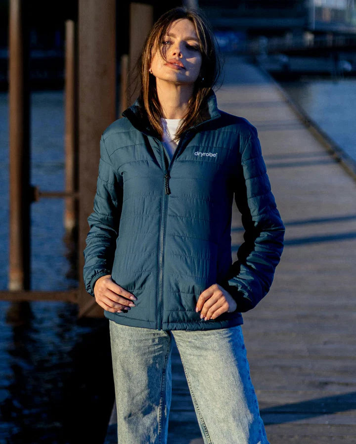 Dryrobe® Deep Sea Blue Women's Light Weight Jacket